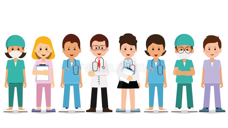medical-team-isolated-white-set-hospital-staff-doctors-nurses-surgeon-healthcare-concept-cartoon-83640952